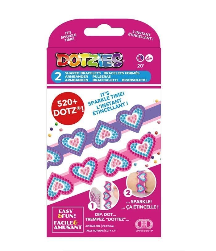 DOTZIES BY DIAMOND DOTZ - Diamond Painting Geformte Armbänder Herz