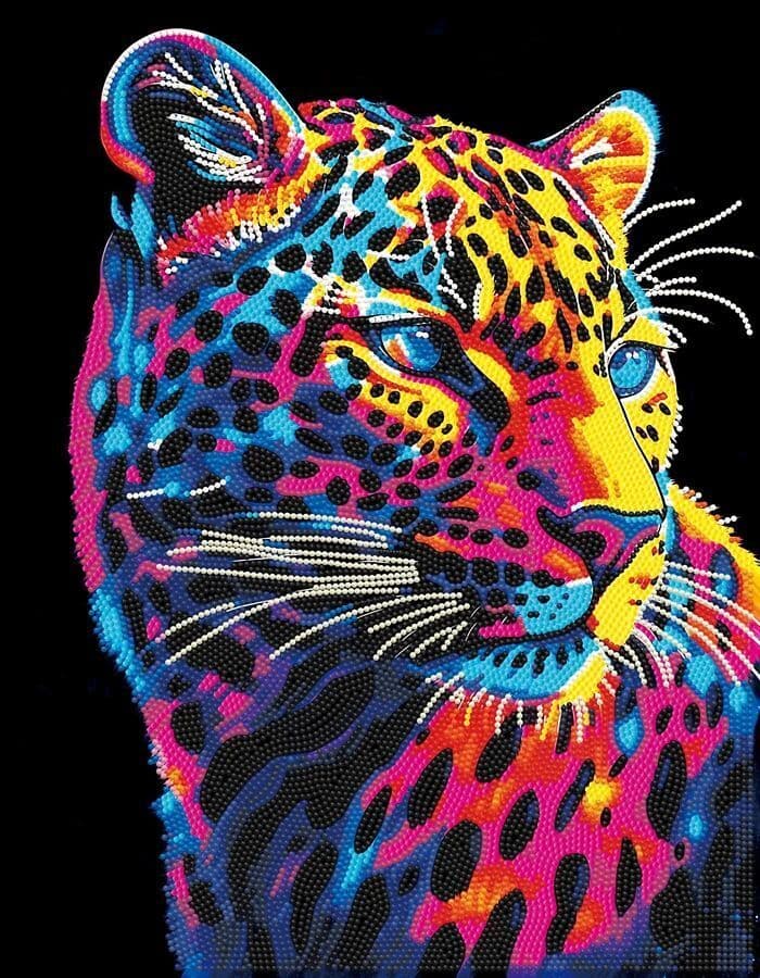 DIAMOND DOTZ - Diamond Painting Neon Leopard