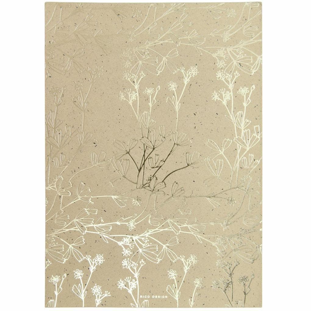 Notizblock L, In The Meadow, Cappuccino, 15 x 21 cm, FSC MIX