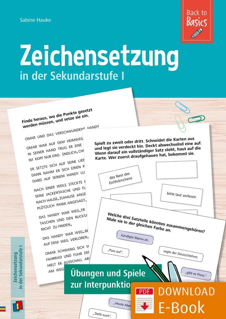 Zeichensetzung in der Sekundarstufe I