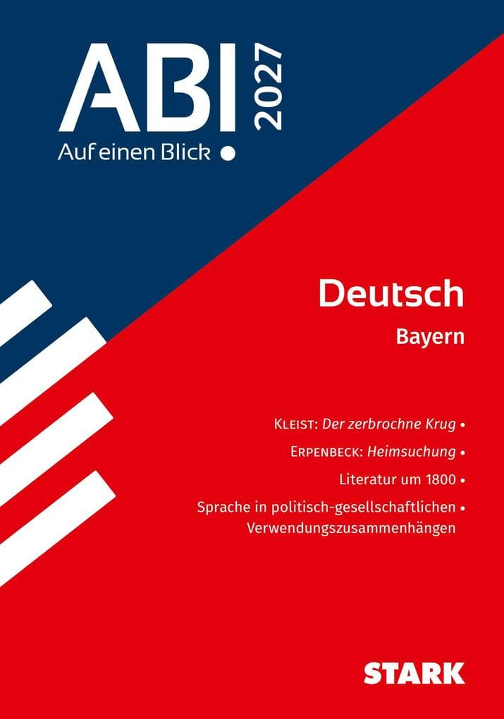 STARK Deutsch - Abi - Auf einen Blick! 2027 Bayern