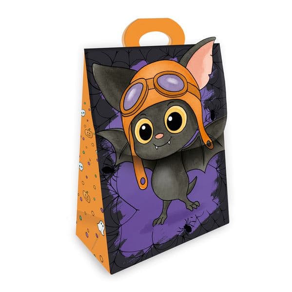 TRÖTSCH - Geschenktasche mit Verschluss Gruselfreunde Fledermaus