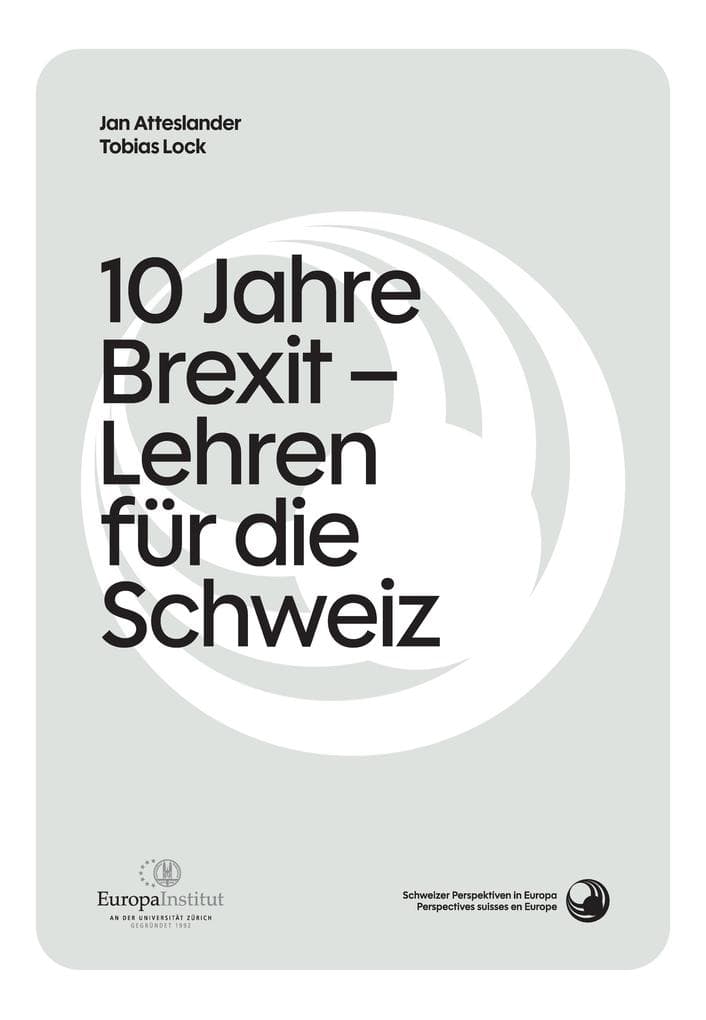 10 Jahre Brexit: Erwartungen und Realität - Lehren für die Schweiz?