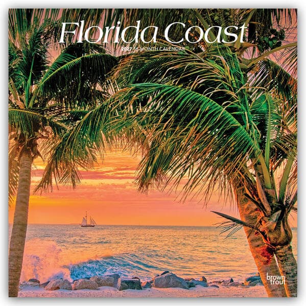 Florida Coast - Florida Küste 2027 - 16-Monatskalender