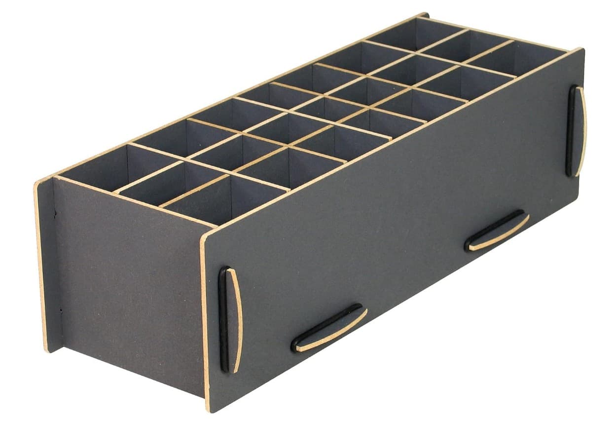 Werkhaus Stiftebox XL, dunkelgrau, 29 x 11,5 x 8 cm