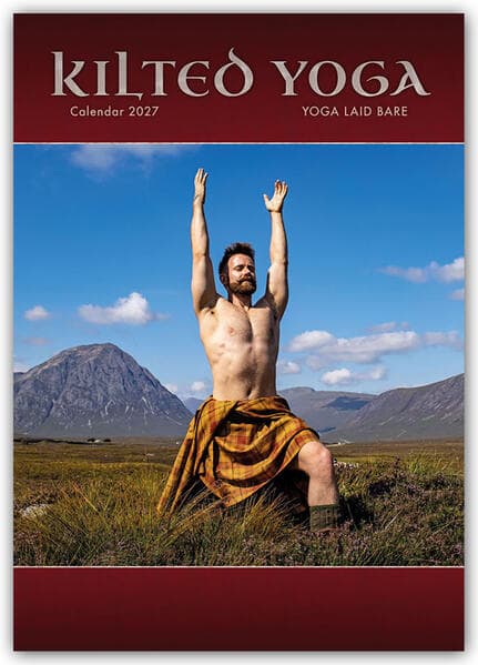 Kilted Yoga 2027 - A3-Posterkalender