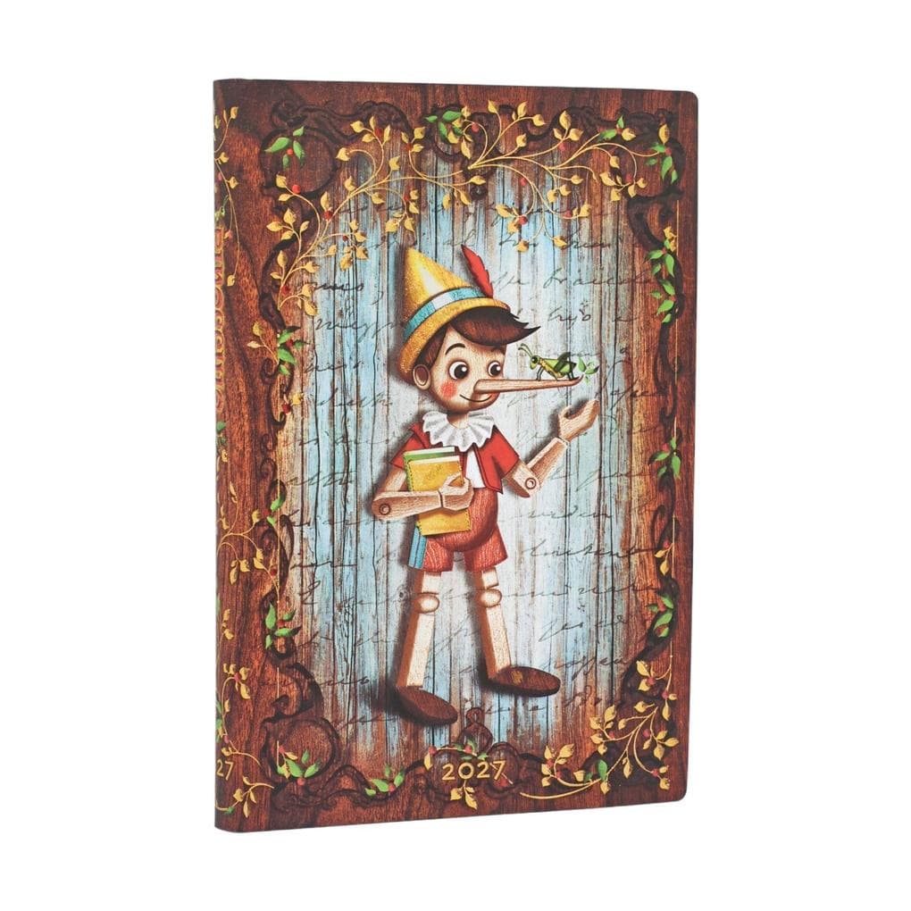 12-Monatskalender 2027 Carlo Collodi, Pinocchio Mini Horizontal