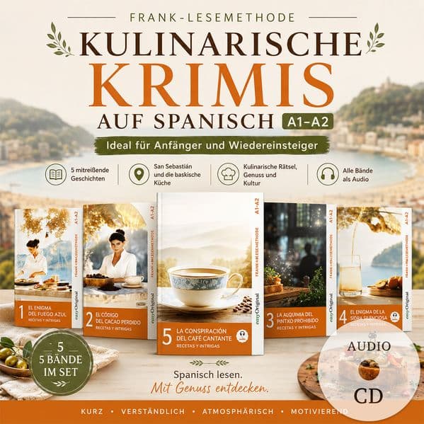 Recetas y Intrigas - Staffel 1 - 5 kulinarische Krimis auf Spanisch A1-A2 (+ 5 Audio-CDs), m. 1 Audio, m. 1 Audio, m. 5 Audio-CD