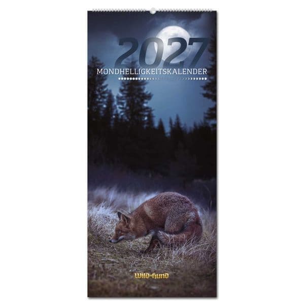 WILD UND HUND Edition : Mondhelligkeitskalender 2027