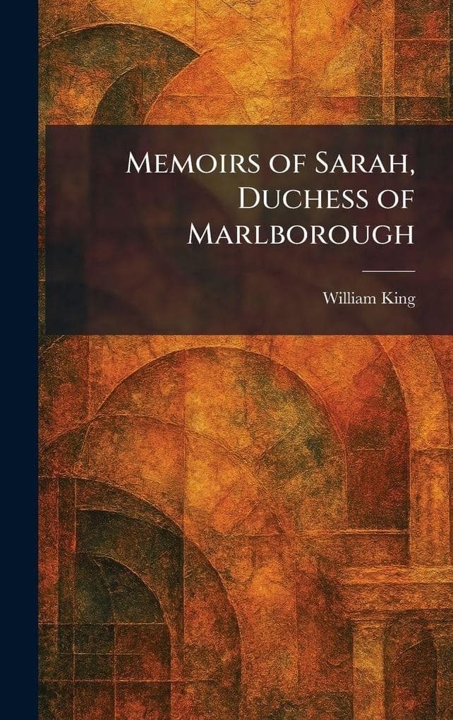 Memoirs of Sarah, Duchess of Marlborough