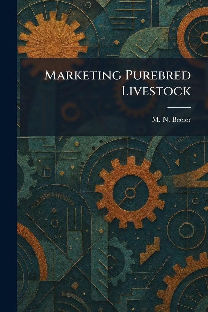 Marketing Purebred Livestock