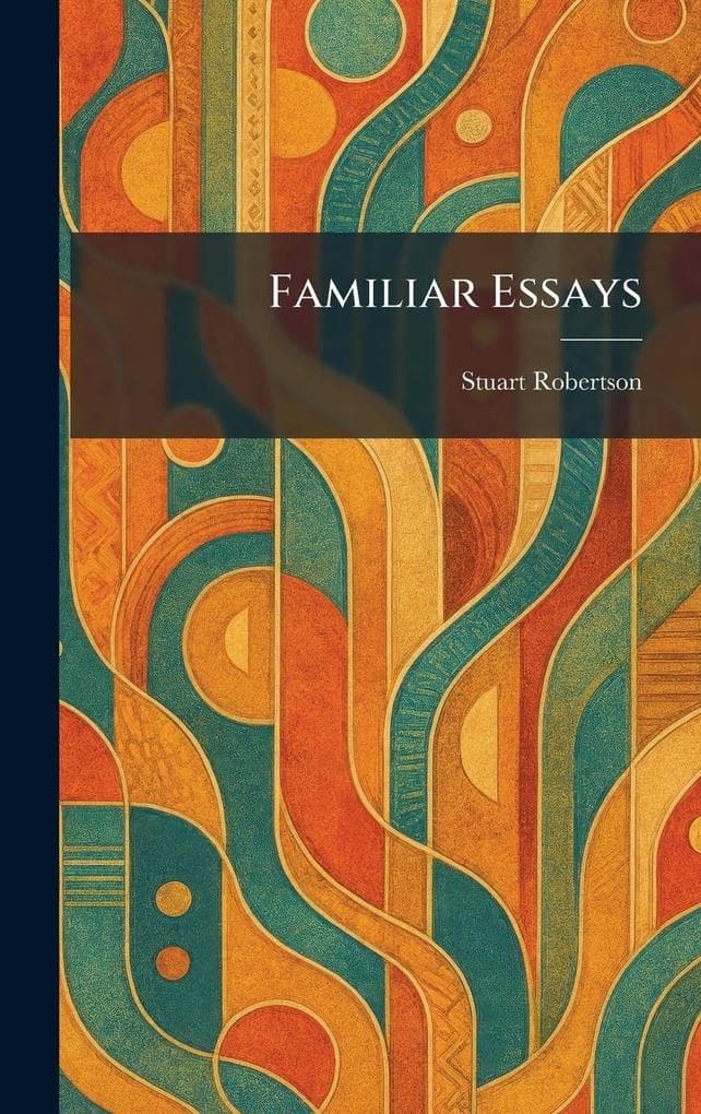 Familiar Essays