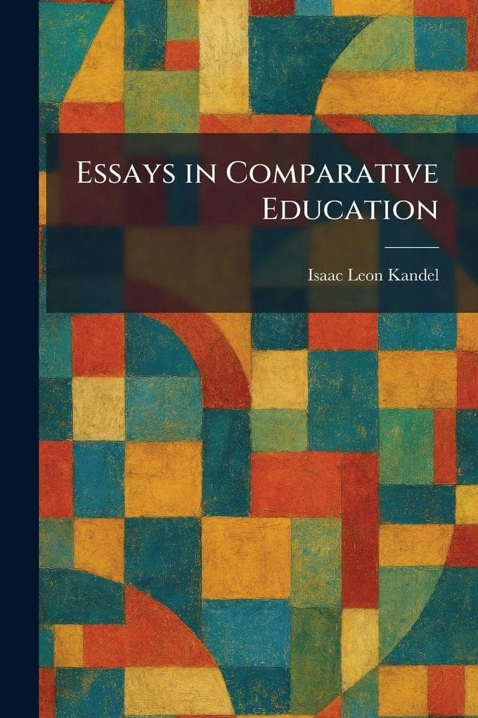 Essays in Comparative Education