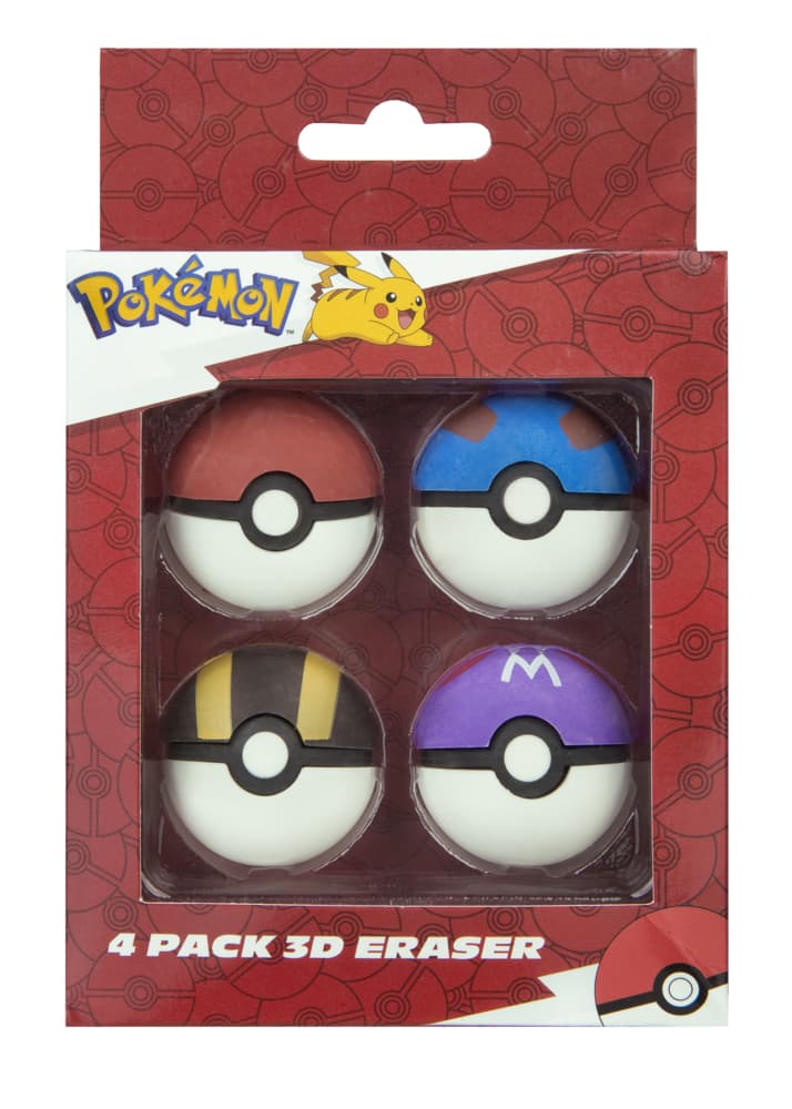 Pokemon 4 3D Radierer