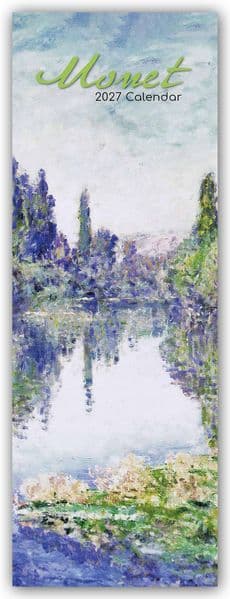 Monet - Claude Monet - Slimline-Kalender 2027