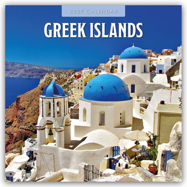 Greek Islands - Griechische Inseln 2027 - 16-Monatskalender
