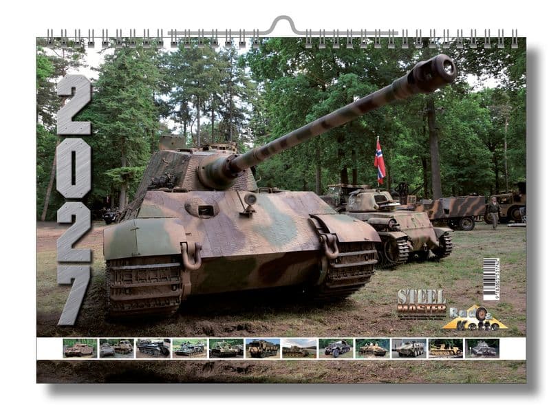 STEELMASTER 2027 - Panzer- und Militärfahrzeuge - A3-Wandkalender - Original VDM Heinz Nickel-Kalender [Kalender]