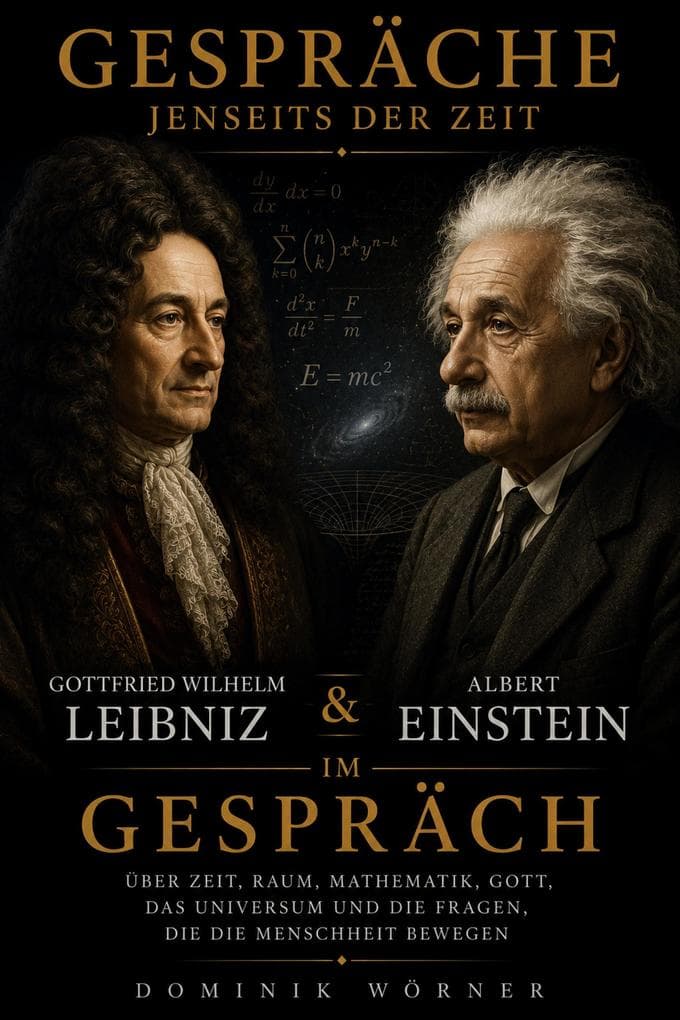Gottfried Wilhelm Leibniz und Albert Einstein im Gespräch