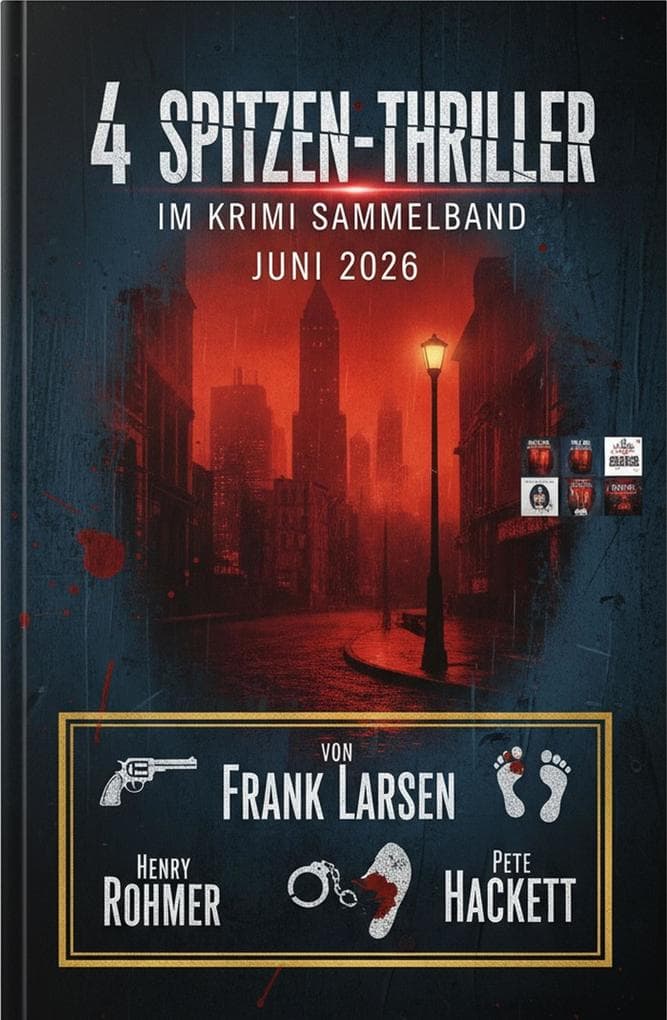 4 Spitzen-Thriller im Krimi Sammelband Juni 2026