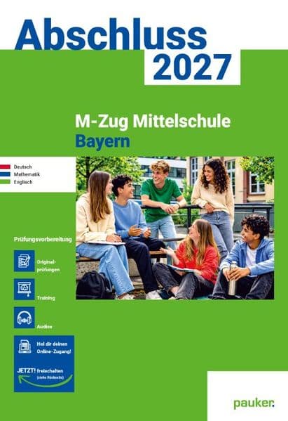 M-Zug Mittelschule Bayern | pauker Aufgabenband 2027