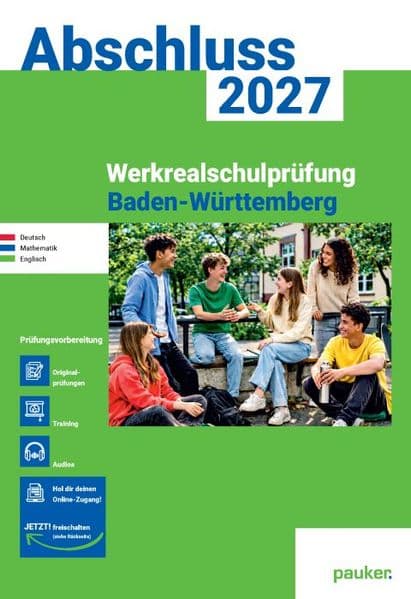 Werkrealschule Baden-Württemberg | pauker Aufgabenband 2027