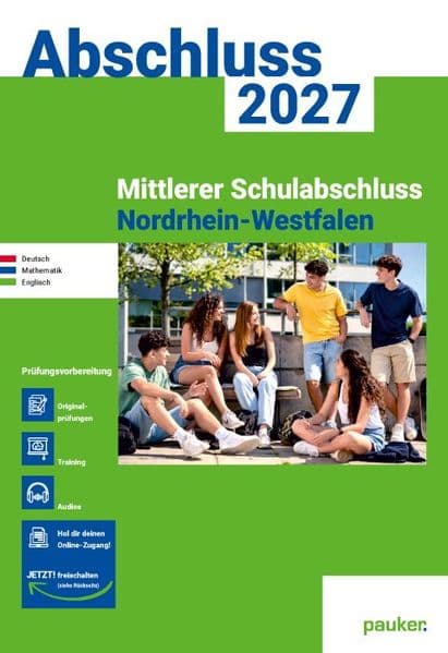 Mittlerer Schulabschluss Nordrhein-Westfalen | pauker Aufgabenband 2027