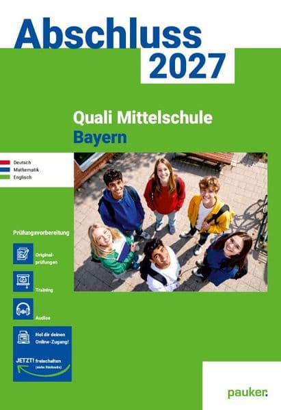 Quali 9 Mittelschule Bayern | pauker Aufgabenband 2027