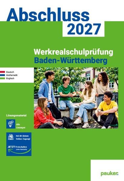 Werkrealschule Baden-Württemberg | pauker Lösungsband 2027