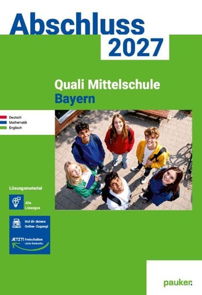Quali 9 Mittelschule Bayern | pauker Lösungsband 2027