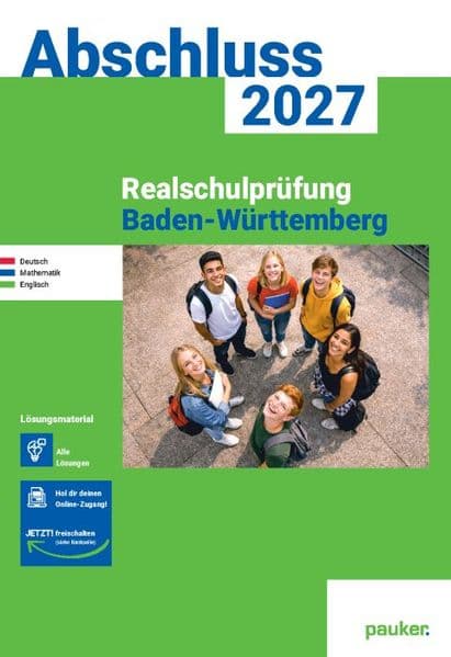Realschule Baden-Württemberg | pauker Lösungsband 2027