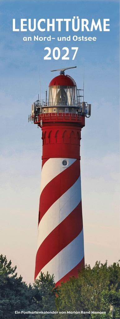 LEUCHTTÜRME an Nord- und Ostsee 2027. Postkartenkalender