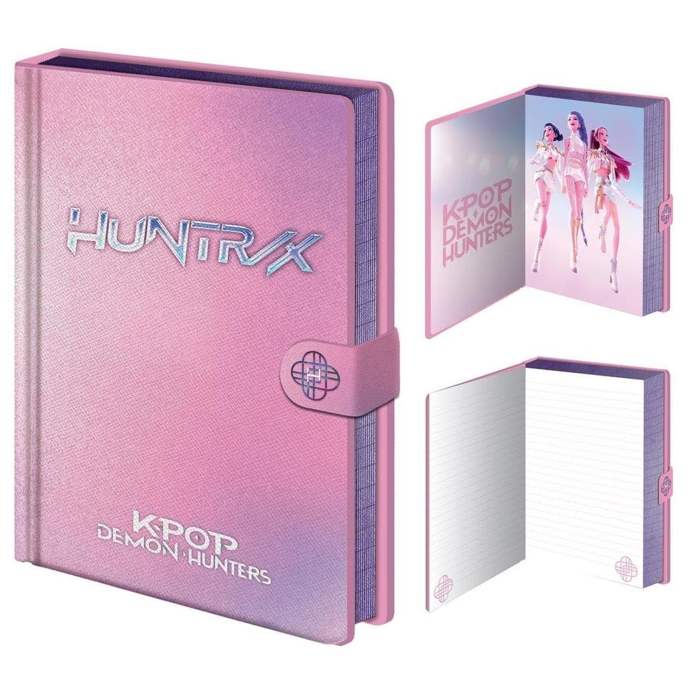 K-POP DEMON HUNTERS PREMIUM NOTEBOOK WITH CLASP