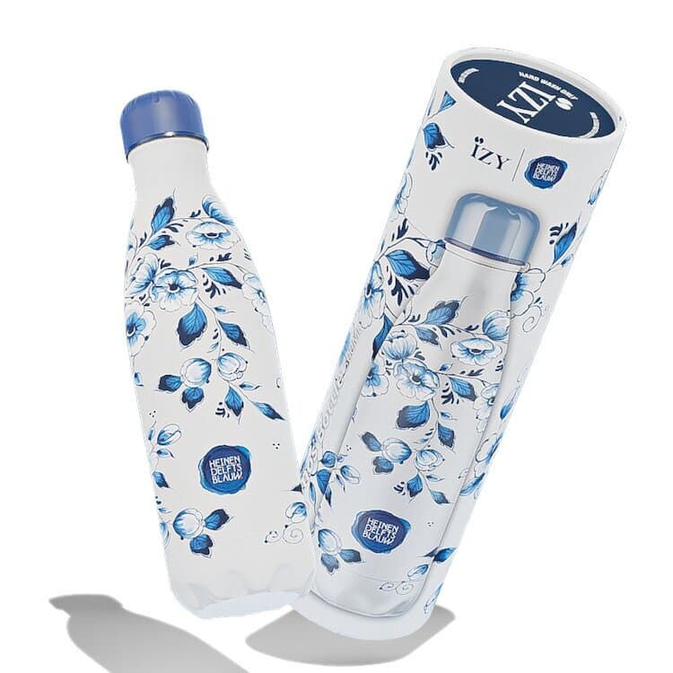 IZY Bottle - Delfts Blue Blossom - 500ml