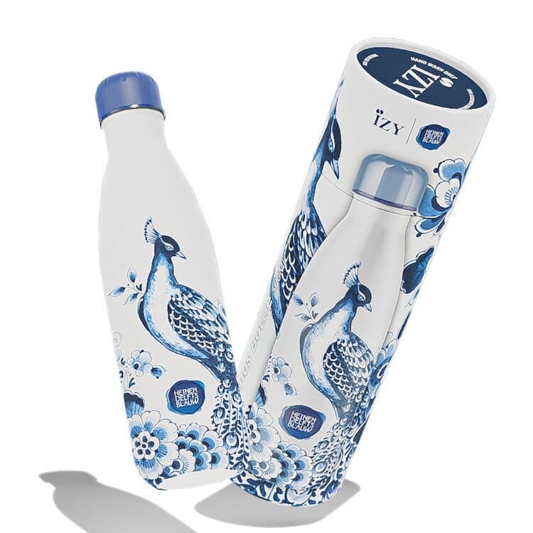 IZY Bottle - Delfts Blue Peacock - 500ml
