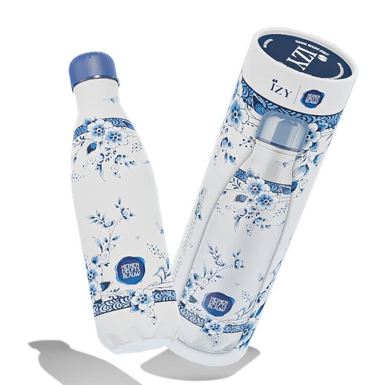 IZY Bottle - Delfts Blue Faience - 500ml