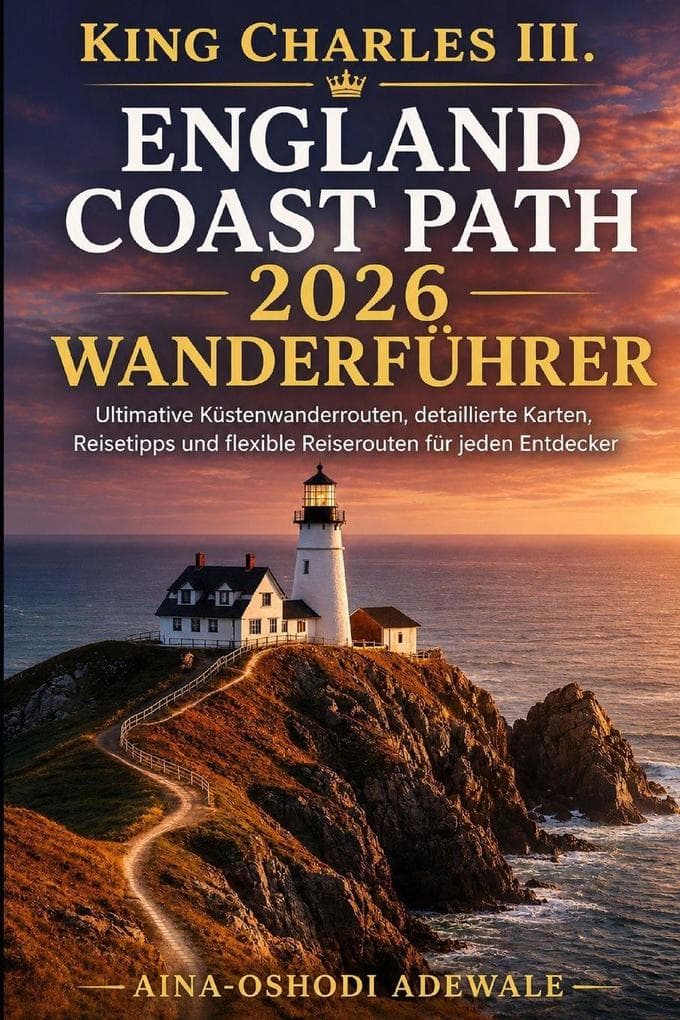 KING CHARLES III. ENGLAND COAST PATH 2026 WANDERFÜHRER