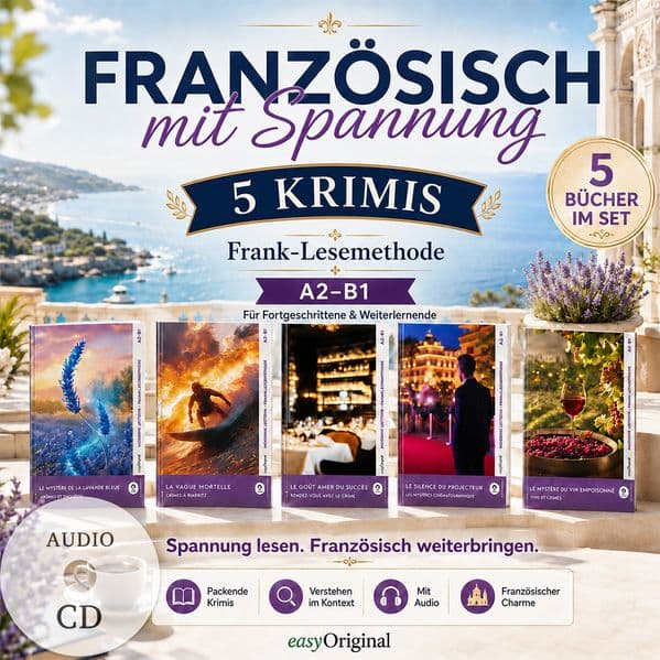 Französisch mit Spannung: 5 moderne Krimis A2-B1 (+ 5 Audio-CDs), m. 5 Audio, m. 5 Audio, m. 5 Audio-CD, 5 Teile