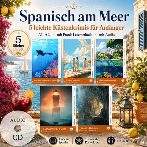 Spanisch am Meer: 5 Bücher A1-A2 (+ 5 Audio-CDs), m. 5 Audio, m. 5 Audio, m. 5 Audio-CD, 5 Teile