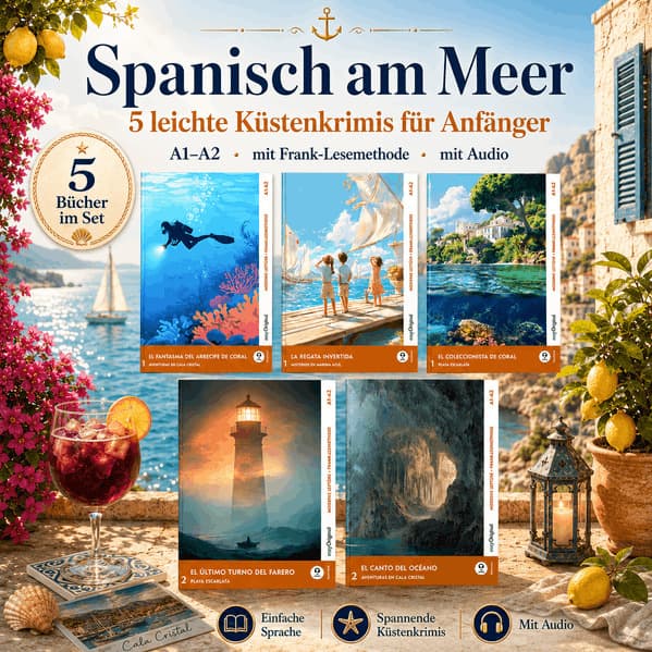 Spanisch am Meer: 5 Bücher A1-A2 (+ Audio-Online), m. 5 Audio, m. 5 Audio, 5 Teile