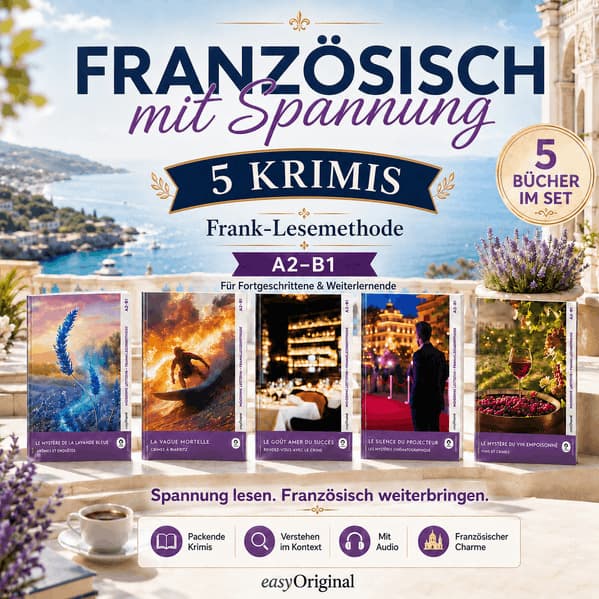 Französisch mit Spannung: 5 moderne Krimis A2-B1 (+ Audio-Online), m. 1 Audio, m. 1 Audio