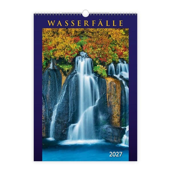 TRÖTSCH - Wandkalender Wasserfälle 2027