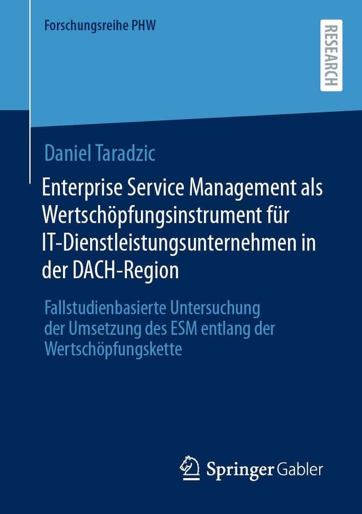 Enterprise Service Management als Wertschöpfungsinstrument für IT-Dienstleistungsunternehmen in der DACH-Region