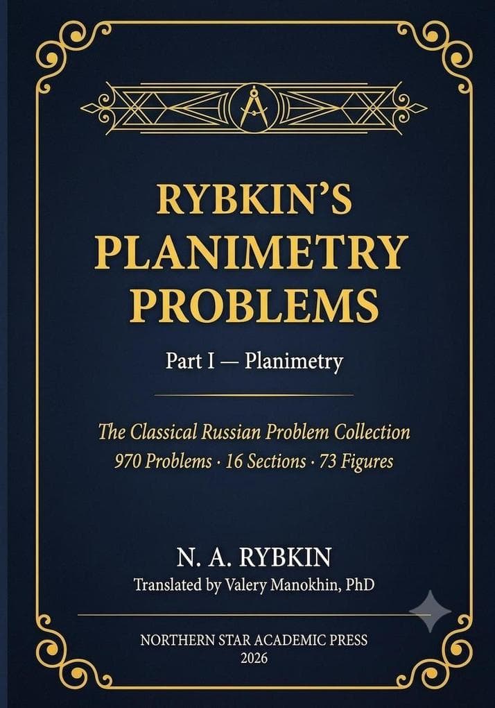 Rybkin's Collection of Problems in Geometry, Part I