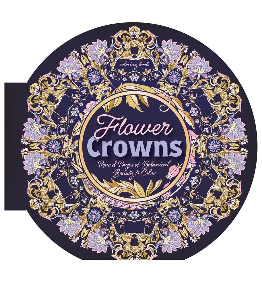 Flower Crowns Coloring Book