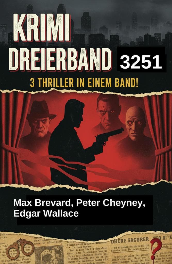 Krimi Dreierband 3251 - 3 Thriller in einem Band
