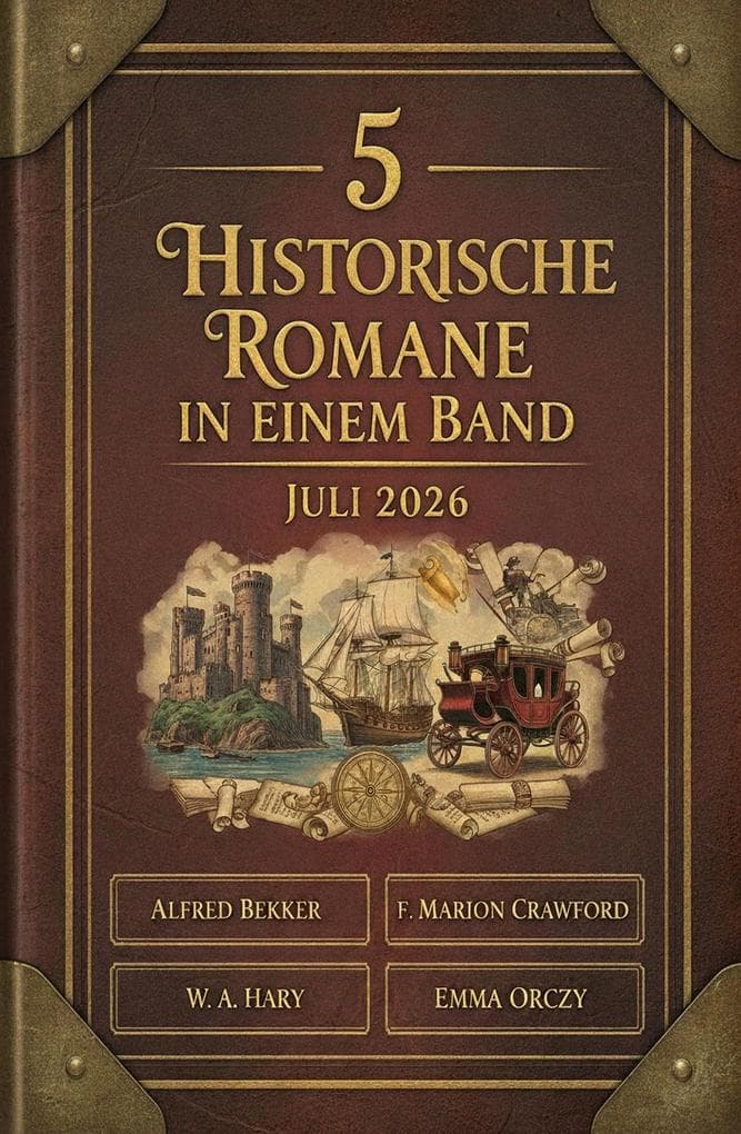 5 Historische Romane in einem Band Juli 2026