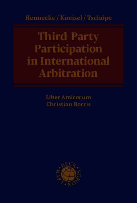 Third-Party Participation in International Arbitration