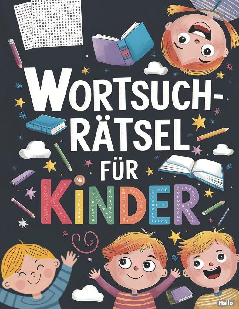 Wortsuchrätsel für Kinder