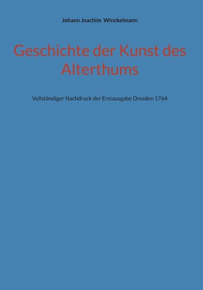 Geschichte der Kunst des Alterthums