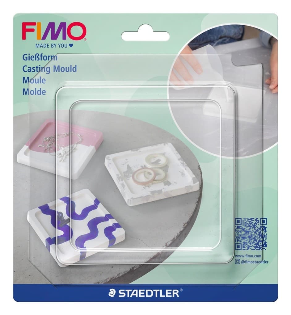 STAEDTLER Gießform FIMO Gießform Schale viereck, 1 Stück